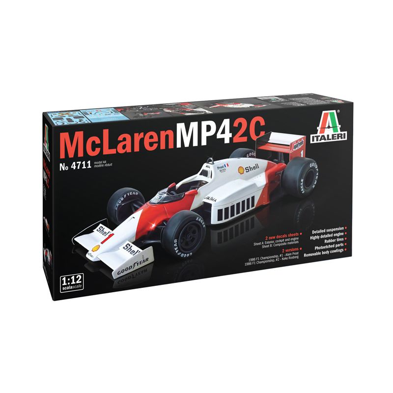 Italeri 4711 McLaren MP4/2C F1 - Alain Prost/Keke Rosberg